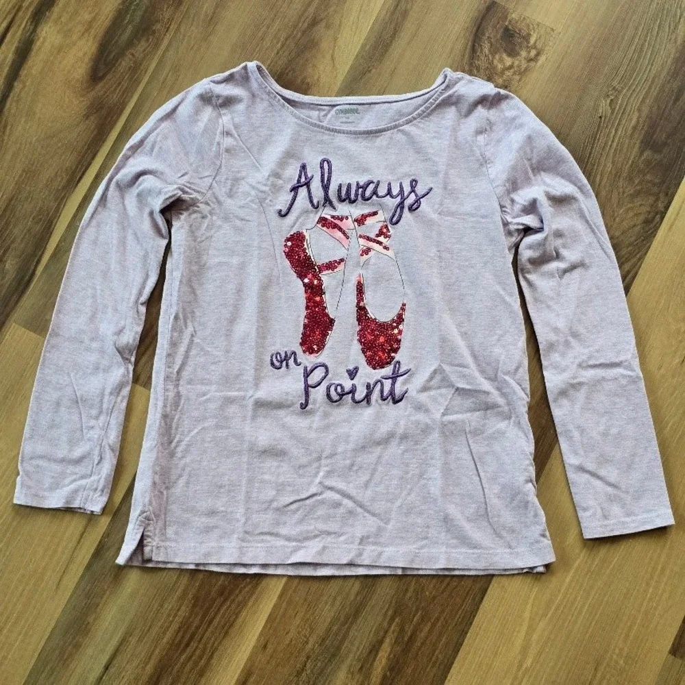 Gymboree Ballet Outfit Set Girls 12 Purple Sequin Top Polka Dot Leggings Dancer‎